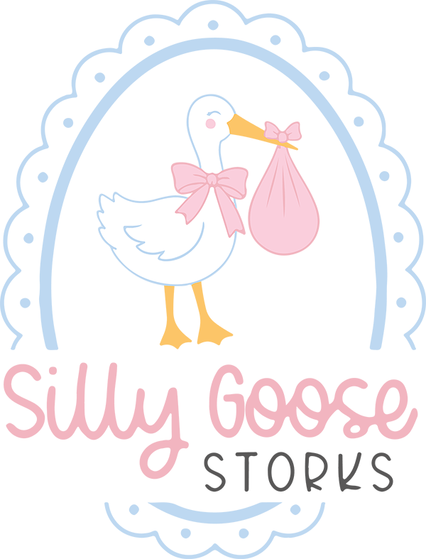 Silly Goose Storks: Birth Announcement Yard Stork Sign in Fayetteville, Dunn, Clinton